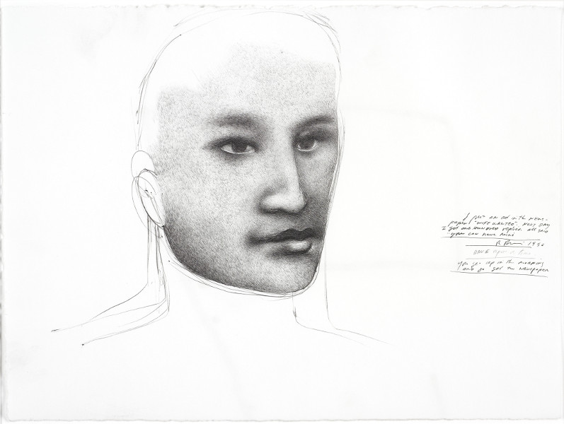 Donation Guerlain : Sans titre (Once Upon the Time...), 1996 Stylo-bille et mine graphite sur papier 28.5 x 38 cm Am 2012-850